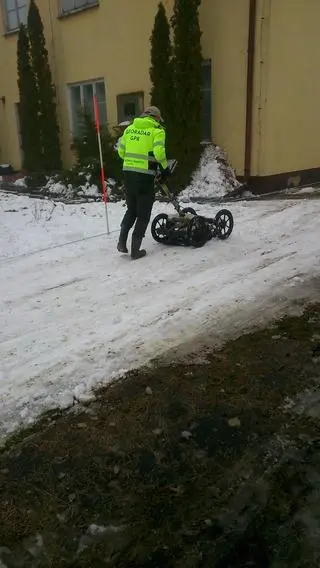 Prowadzone były badania z użyciem georadaru
