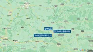 Wojsko prowadzi poszukiwania naziemne w miejscowości Sosnowa-Dębowa
