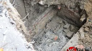 Szczątki znaleziono na terenie dawnego cmentarza