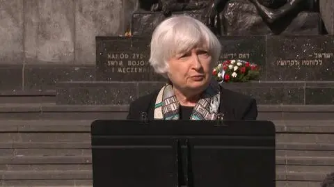Janet Yellen thanks Poland for helping refugees and mentions her Polish Jewish roots