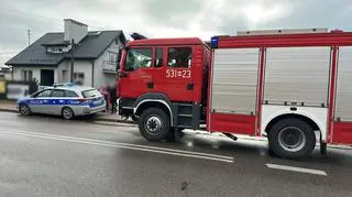 Pożar wybuchł w domu jednorodzinnym