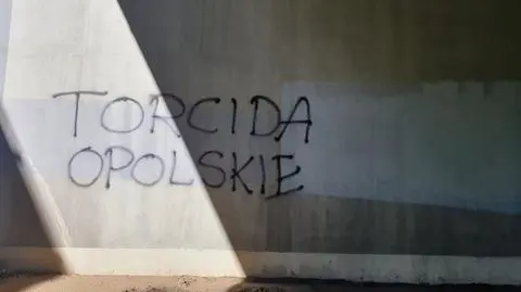 Ten napis musiał zamalować kibic Górnika Zabrze