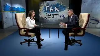 Marzena Okła-Drewnowicz w programie "Tak Jest"