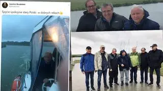 Jarosław Kaczyński i Joachim Brudziński na wakacjach na Pomorzu Zachodnim
