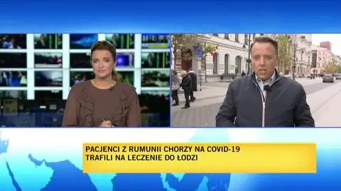 Pacjenci z Rumunii chorzy na COVID-19 trafili na leczenie do Łodzi 