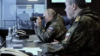 Putin obserwuje ćwiczenia Wostok 2022