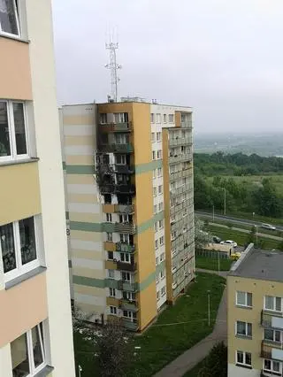 Skutki nocnego pożaru