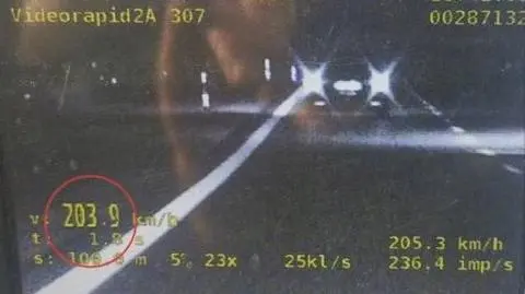 Pędził ponad 200 kilometrów na godzinę. Miał fałszywe prawo jazdy