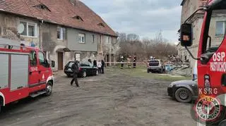Na miejscu była straż pożarna i inspektor budowlany