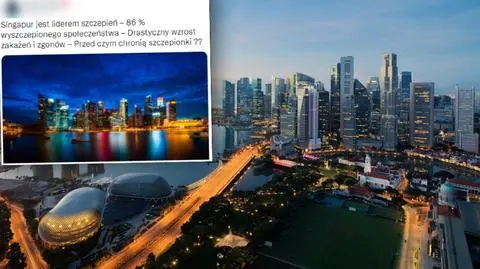 Więcej zakażeń i zgonów z COVID-19 w Singapurze to porażka akcji szczepień? Nic podobnego
