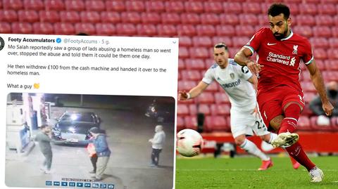 Obrażali bezdomnego, gwiazdor Liverpoolu wkroczył do akcji. "Za kilka lat to możecie być wy"