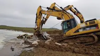 Spycharka zanurzyła się w wodzie