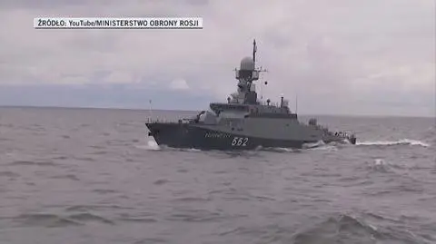 Manewry okrętów rosyjskiej Floty Bałtyckiej