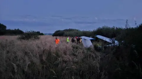 Wypadek szybowca, pilot musiał awaryjnie lądować