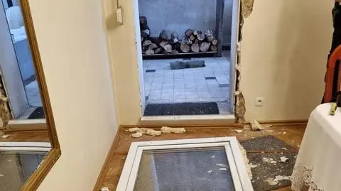 Złodziej wszedł razem z drzwiami, spłoszył go lokator