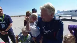 Richard Branson wylądował