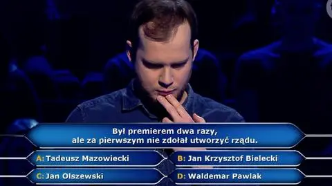 Pytanie o polskiego premiera za dwa tysiące złotych