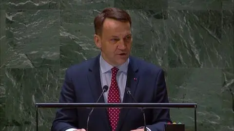 Sikorski: musimy przywrócić świat oparty na zasadach suwerenności narodów