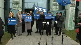 Konferencja prasowa Komitetu Obrony Sprawiedliwości