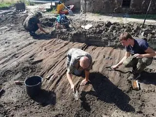 Archeolodzy podczas pracy
