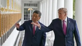 Xi Jinping zareagował śmiechem na to, co pokazał mu Donald Trump