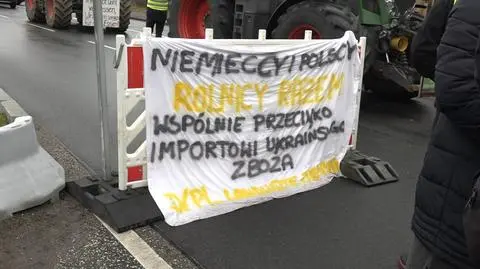 Lubieszyn. Rolnicy zablokowali przejście graniczne. Drogi są zablokowane