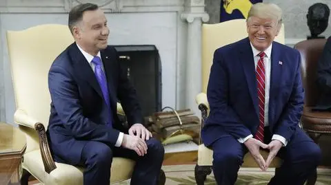 Donald Trump o wizycie i demokracji w Polsce. Duda: nie ma problemu z demokracją w Polsce