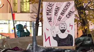 Protest w sprawie wyroku Trybunału Konstytucyjnego