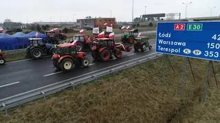 Blokada autostrady A2