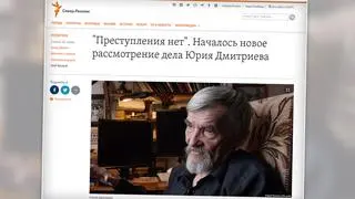"Przestępstwa nie ma". Rozpoczął się nowy proces w sprawie Jurija Dmitrijewa - relacjonuje Radio Swoboda 