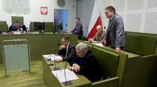 Maciej Nawacki na posiedzeniu