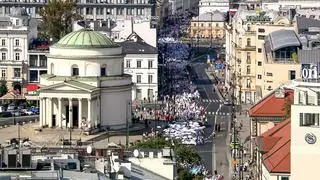 Protest pracowników ochrony zdrowia