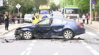 Jednoślad zderzył się z samochodem osobowym