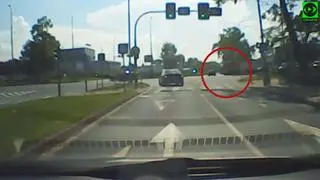 Zdarzenie na wrocławskim skrzyżowaniu