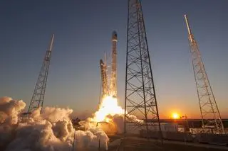 Start rakiety Falcon 9