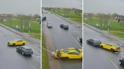 "Wzmocnił się" przed przejażdżką mustangiem. Policja: nie opanował "spłoszonego konia". Nagranie