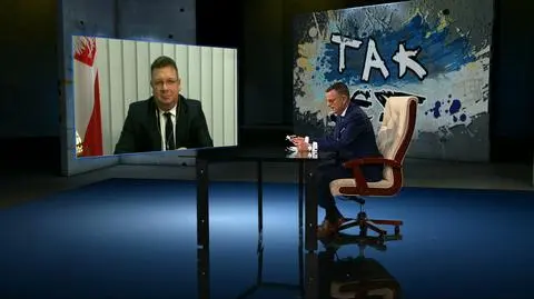 Minister Michał Wójcik był gościem poniedziałkowego wydania programu "Tak jest" 