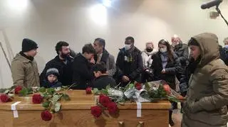 Zmarłą żegnała najbliższa rodzina