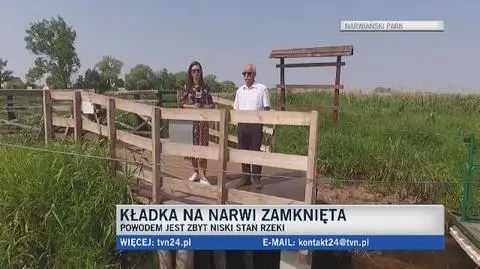 Polska Amazonia niedostępna. Z powodu niskiego poziomu wody