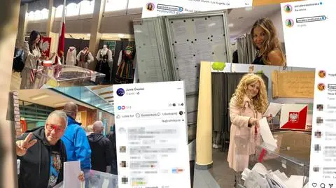 Tak głosowali celebryci. "Ale energia w powietrzu!"