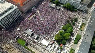 Wiec Koalicji Obywatelskiej we Wrocławiu