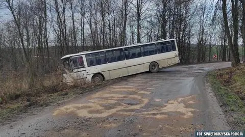Jeden autobusem szkolnym wjechał do rowu. Drugi był pijany, gdy wiózł 15 dzieci 