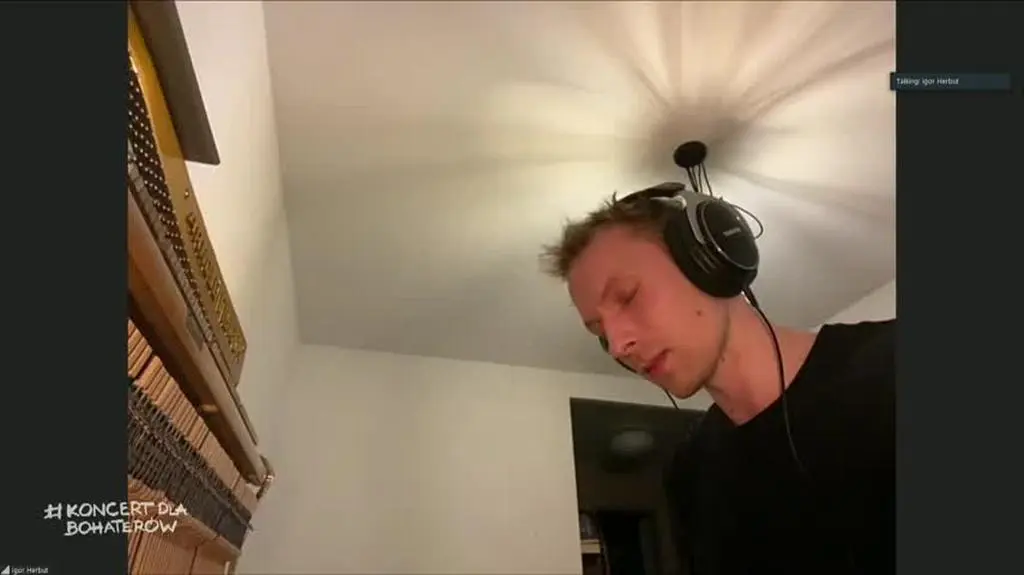 Fragment występu Igora Herbuta w player