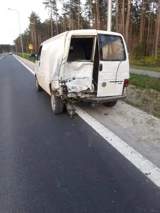 Kierowca volkswagena trafił do szpitala