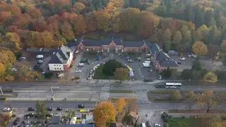 Wejście na Cmentarz Centralny w Szczecinie