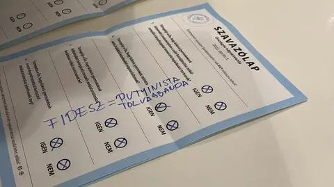 Referendum w sprawie ustawy o ochronie dzieci na Węgrzech. Agnieszka Pomaska pokazała zdjęcie nieważnej karty do głosowania