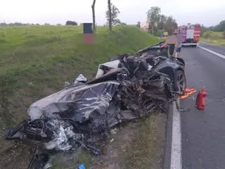 Kierowca audi w ciężkim stanie trafił do szpitala