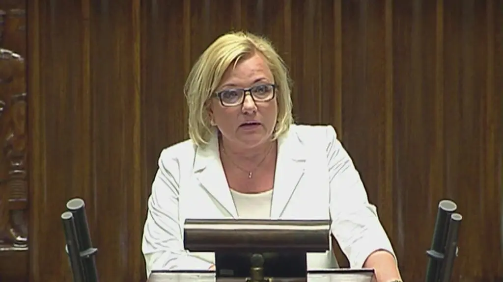 W imieniu klubu Zjednoczonej Prawicy wypowiedziała się Beata Kempa