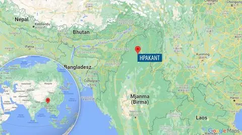 mapa Hpakant