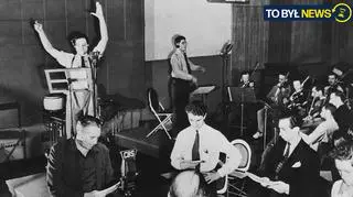 Orson Welles w radiowym studiu